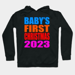 Baby's first Christmas 2023 Hoodie